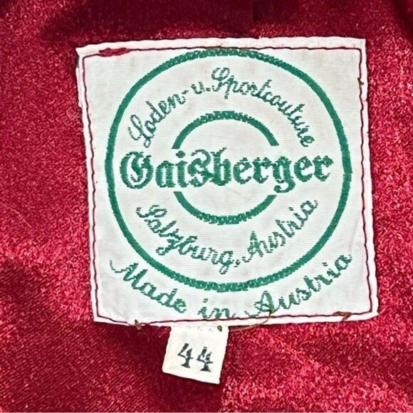 Gaisberger Vintage Black Loden Austrian Coat Size 44 - Picture 9 of 15